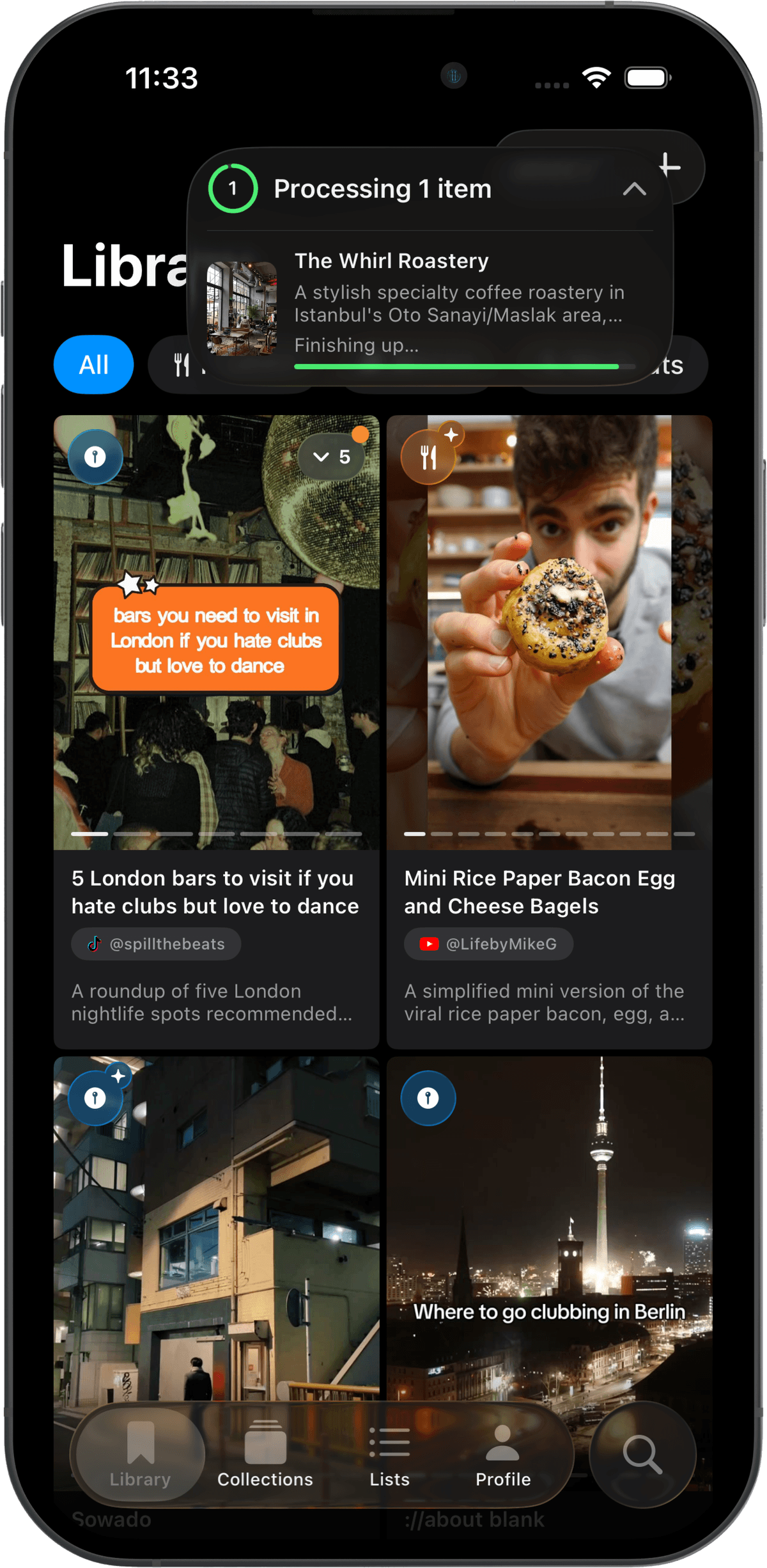Wait for it to be processed